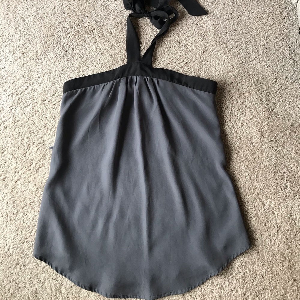 Black and Gray Top